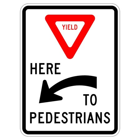 Sign Solutions Usa 42 in Height, 30 in Width, Aluminum, Vertical Rectangle DUS08DWT3042R1-5aL